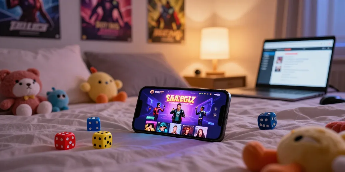 Engaging mobile porn games displayed on a smartphone in a cozy bedroom setting.