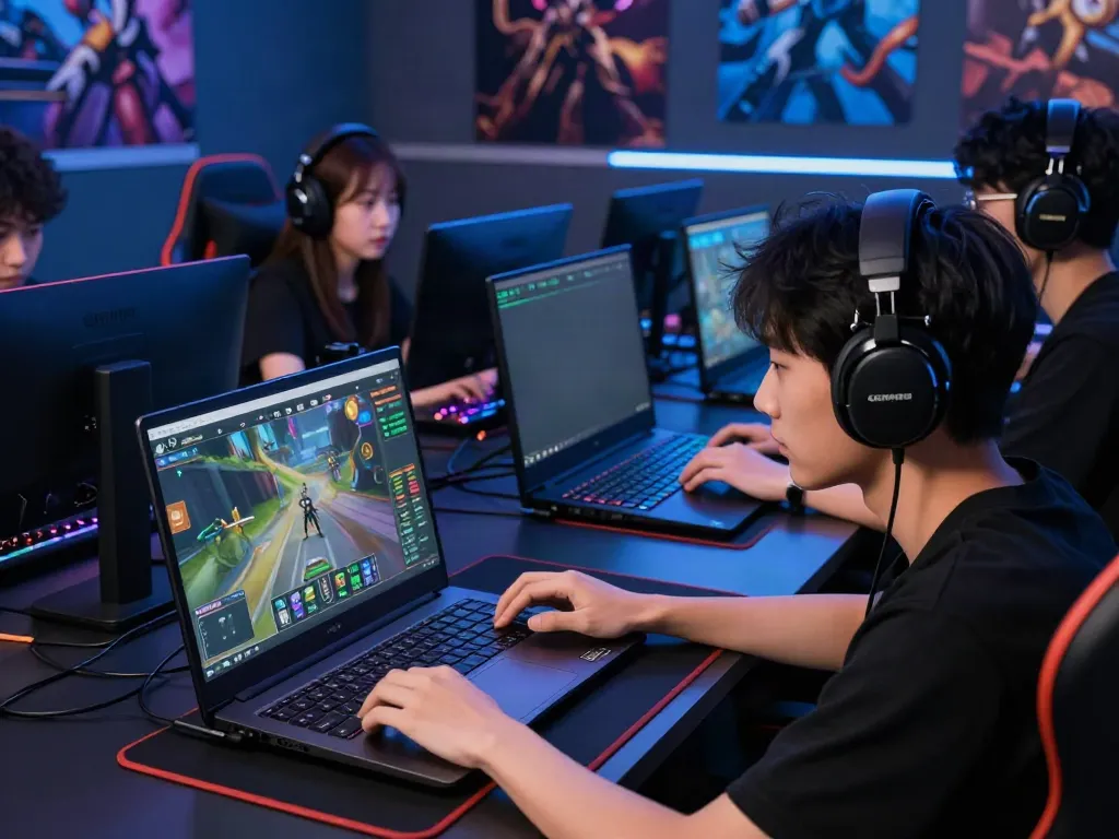 Gamers immersed in the GEM88 platform, showcasing a vibrant online gaming atmosphere.